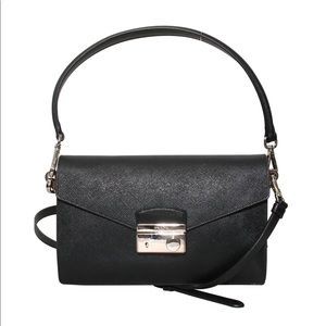 Prada Saffiano Lux Sound Bag in Black